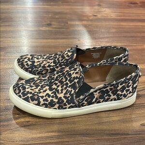 Steve Madden Animal Print Slip-On Shoes